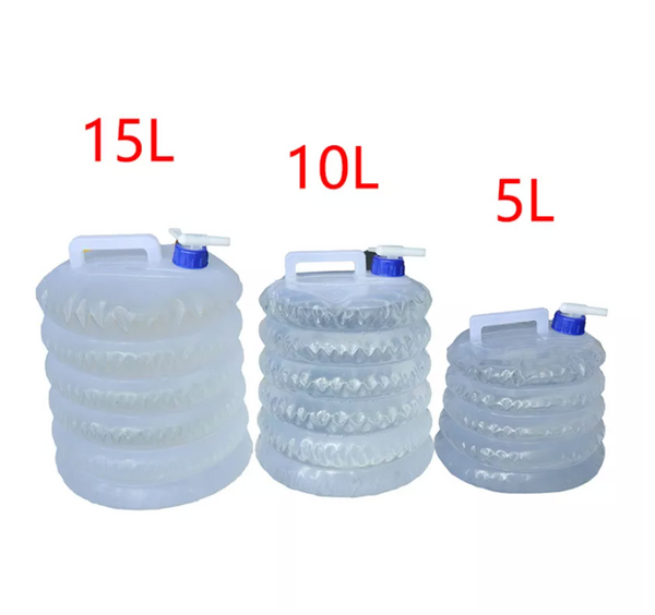 Vanddunk Foldbar Med Hane 15 L - 10L - 5L