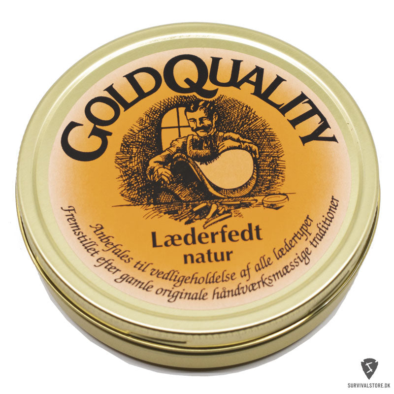 Gold Quality Læderfedt 190 ml - Natur