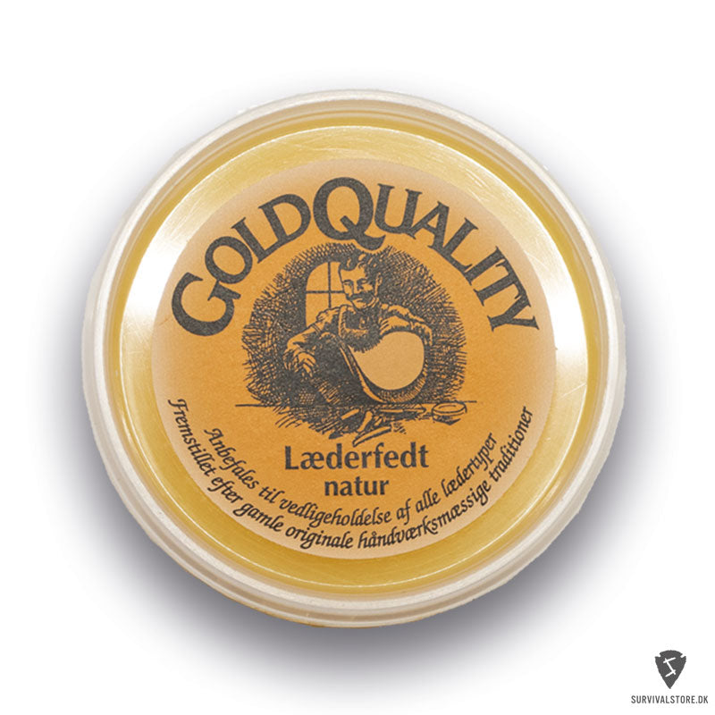 Gold Quality Læderfedt 40 ml - Natur