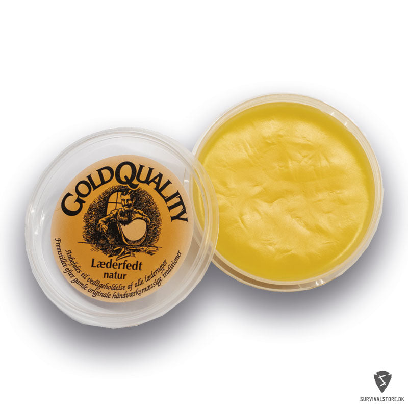 Gold Quality Læderfedt 40 ml - Natur