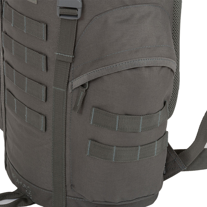 Highlander Outdoor Rygsæk - Forces 33 Liter Grey sidelommer