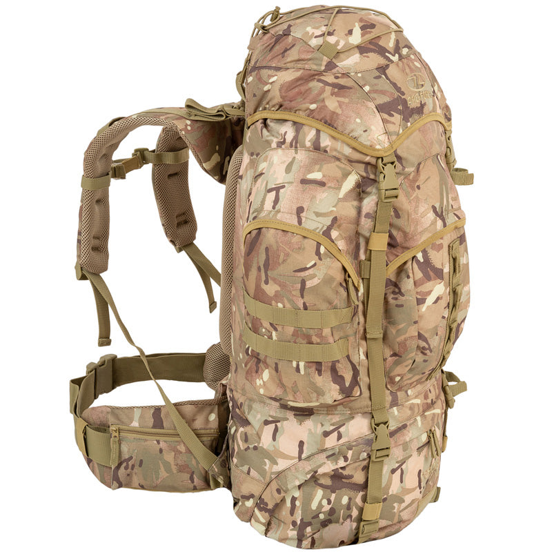 Highlander Outdoor Vandrerygsæk Multicam - 66 Liter - Forces