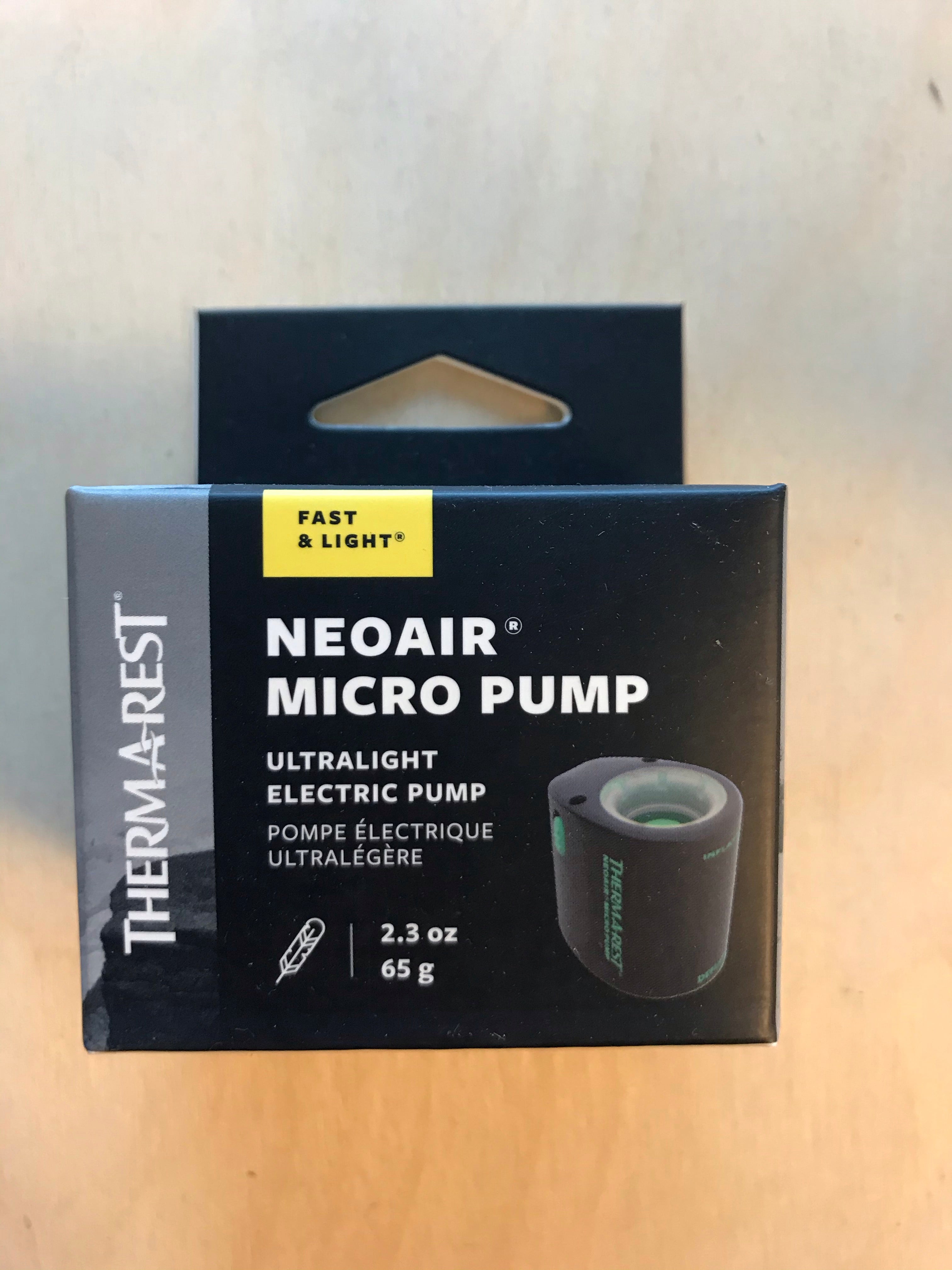 サーマレスト THERM-A-REST NEOAIR MICRO PUMP Therm-a-Rest NeoAir Micro Electric Air Pump for Sleeping