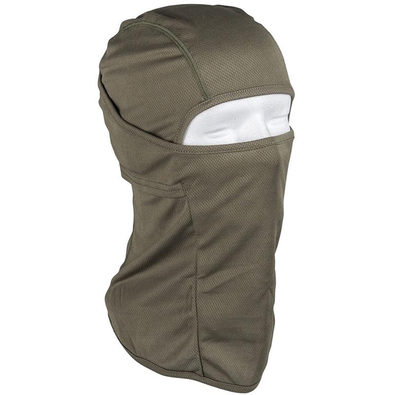 Mil-Tec Balaclava i åndbart stof - Olivengrøn