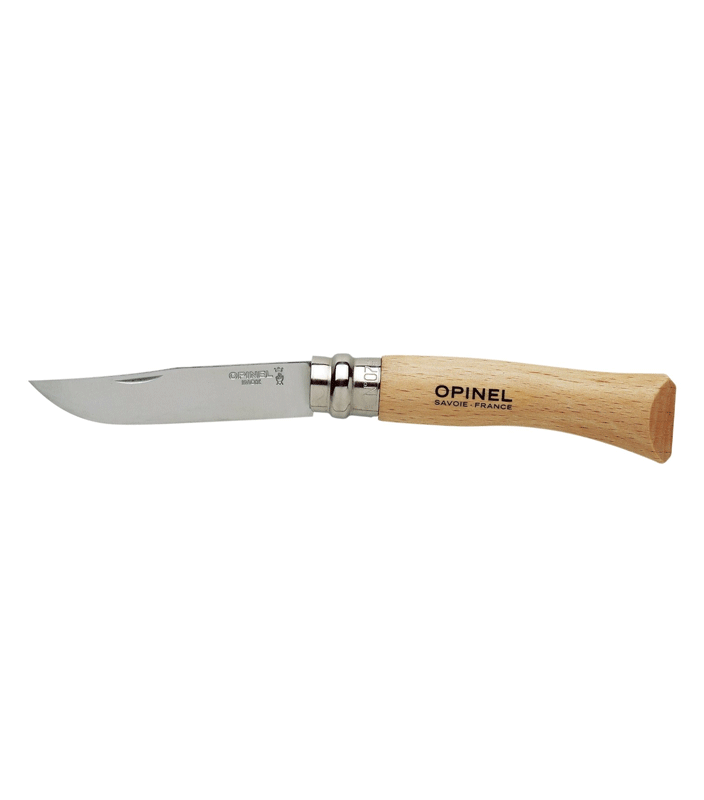 Opinel 7 stainless steel 7,7 cm. bøg