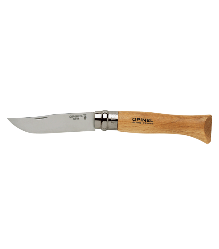 Opinel N°8 rustfri stål 8,5 cm. bøg
